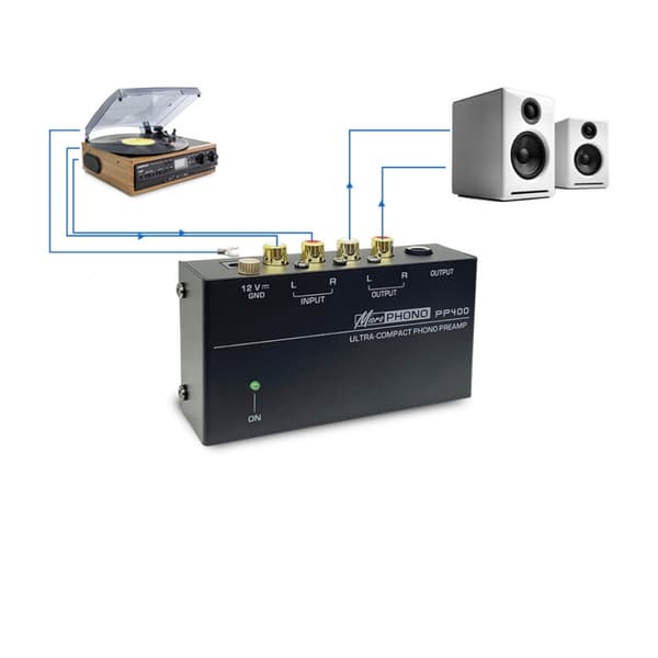 PP400 Skivspelare, Förförstärkare, Effektpedal, Elgitarr Skivspelare, Volymkontroll