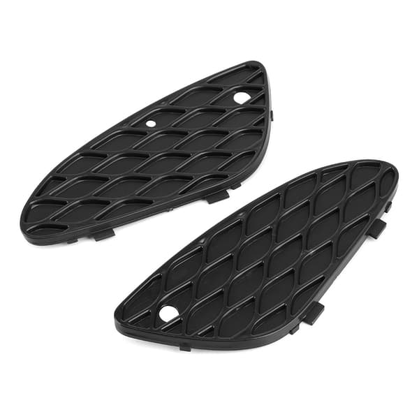 Par af frontkofanger grilldæksel mesh grill 2118850353 passer til Mercedes-Benz E-klasse W211 E320 E350 E500 2003-2006