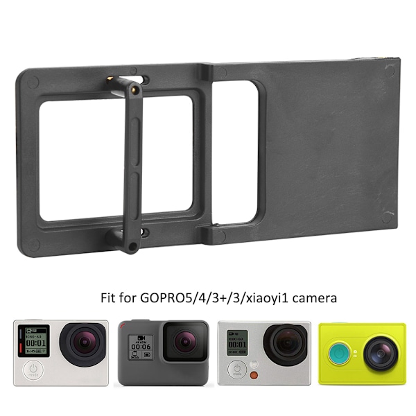 Handhållen Gimbal Stabilisator Monteringsplatta Adapter för Gopro Hero 6 5 4 3 3+ / DJI OSMO Actionkamera