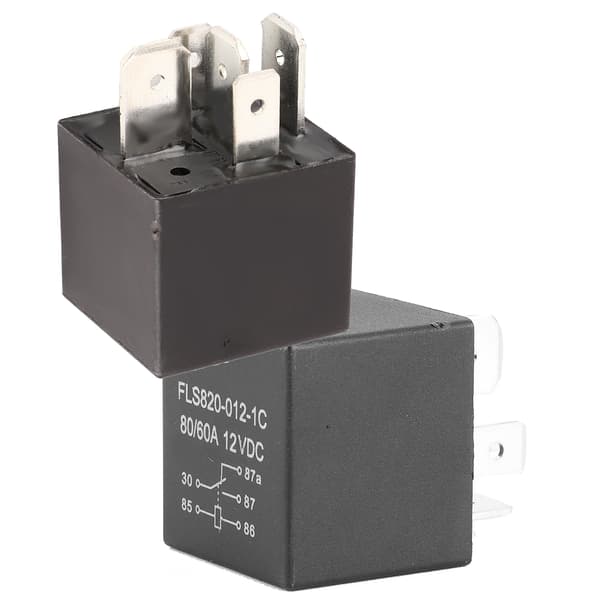 2st 5-Pin Vinsch Solenoid Relä Kontaktor 12V 80A Universal för ATV UTV Lastbil Båt Van