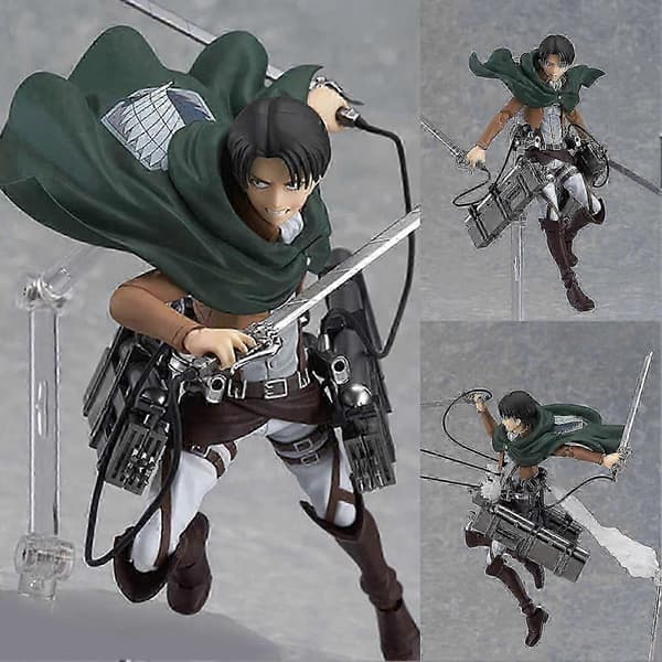 Attack on Titan Levi & Mikasa PVC-figurer - Anime-samleobjekter til fans