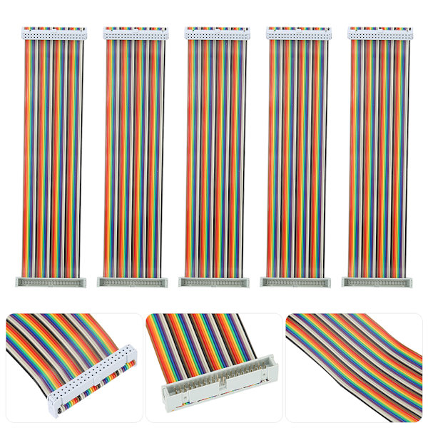 5 stk. GPIO-kabel til Raspberry Pi Han til Hun 40-pin ledning Computertilbehør 20 cm Han til Hun