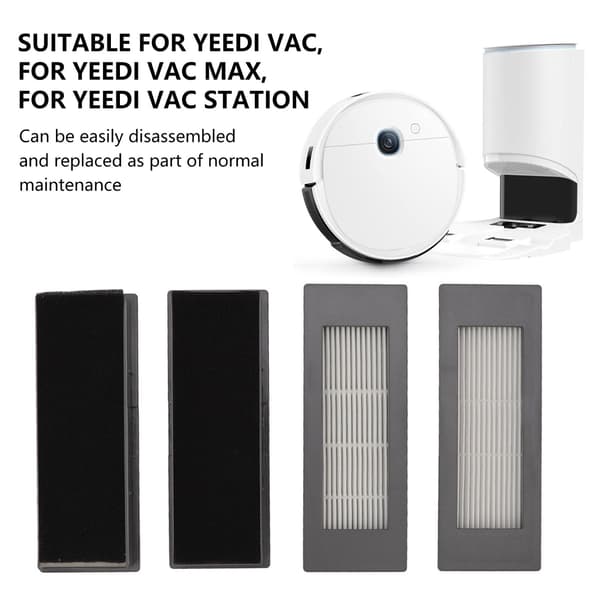 Yeedi VAC Max Station -imurin varaosasuodattimet (4 kpl)