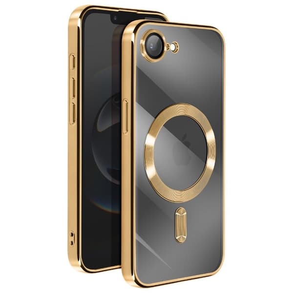 【03】Beskyttelse - AVIZAR - iPhone 16e - Guld Silikone - Stødsikker - Anti-gulning Gul