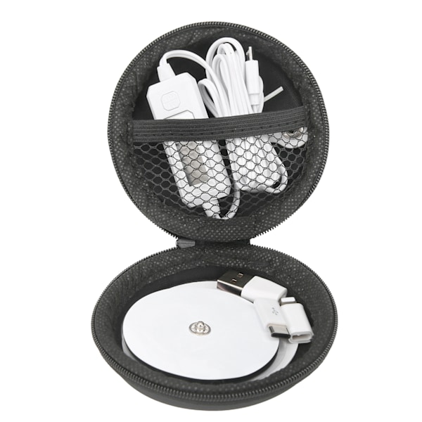 Mobiltelefon Linjekontroll Kroppsmassager Portabel Mini Muskelstimulator med Elektrodplatta