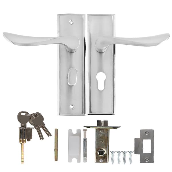 Dörrhandtag i slitstark aluminiumlegering för säkerhet inomhus, sovrum och toalett