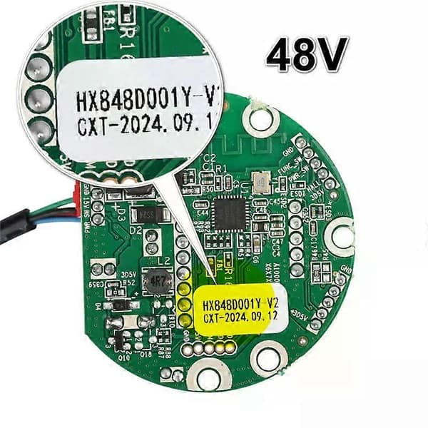 【03】ThV 15A Dashboard til HX X8 El-løbehjul LED-display PCB-kort Hastighedsbatteri Visning Reservedele