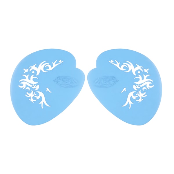 7 stilar/set Återanvändbar Ansiktsmålningsstencil Kroppsmålningsmall Blomma Fjäril Ansiktsdesign