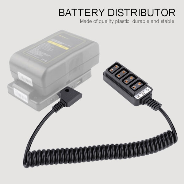 Hane D Tap B Typ Strömkontakt till 4-portars Hona P Tap Hub Adapter Splitter