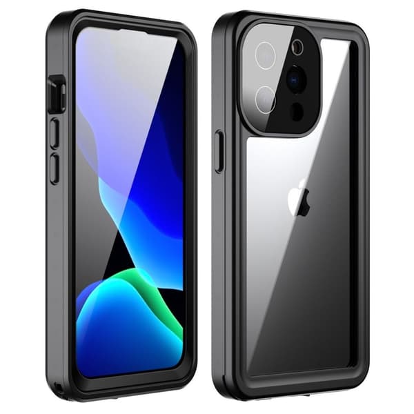 【03】REDPEPPER Vandafvisende iPhone 13 Pro cover - Transparent Transparent transparent