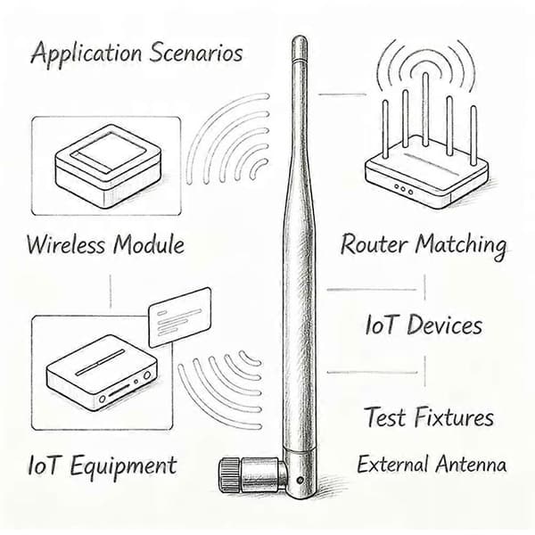 2 STK LoRa 868MHz 915MHz Antenne 5DBi SMA til U.FL Stik Kabel 10CM til Meshtastic LoRaWan Board 868MHZ Black 868Mhz