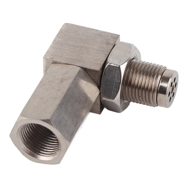 90° Bil Syresensor Spacer CEL Bung Fix Kontrollera Motorlampa M18X1.5 Katalysator