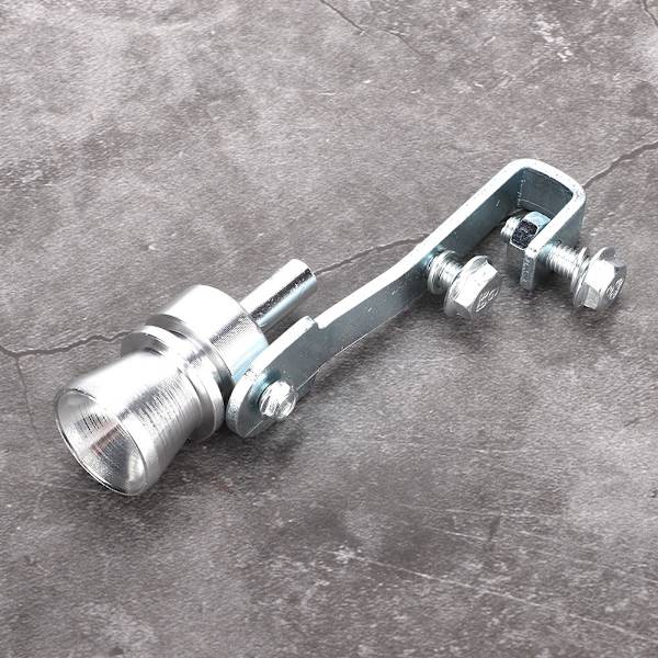 Turbo Lyd Hale Hals Udstødningsrør Fløjte Aluminium Legering Sølv TC M