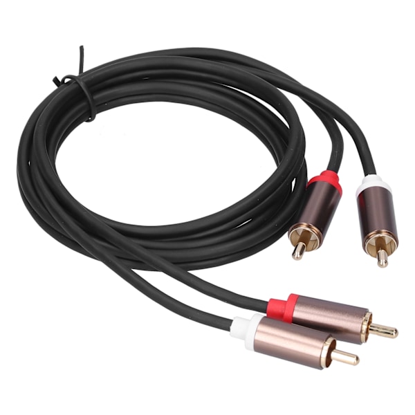2RCA-uros - 2RCA-uros audiokaapeli kullattu kaksois RCA-johto TV:stä vahvistimeen 1M/3,3 jalkaa