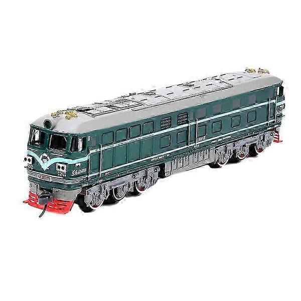 Børn Simulation 1:87 Legering Forbrændingslokomotiv Model Legetøj Akusto-Optisk Tog Legetøj Til Børn Gave(c)