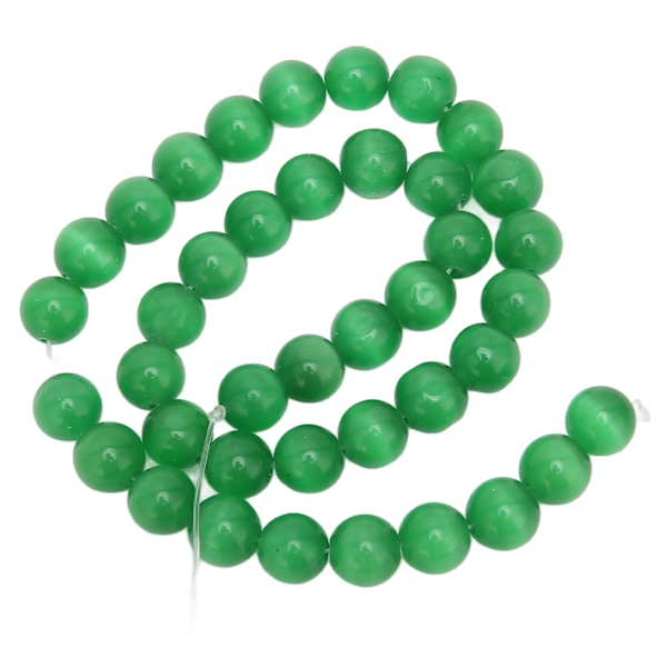 10 mm smykker DIY stenperle delikat halskæde armbånd håndværk fremstilling perler til smykkebutik mørkegrøn