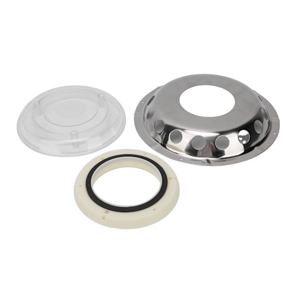 Ventilationsvindue i rustfrit stål, marine hardware samling, transparent center til skibe