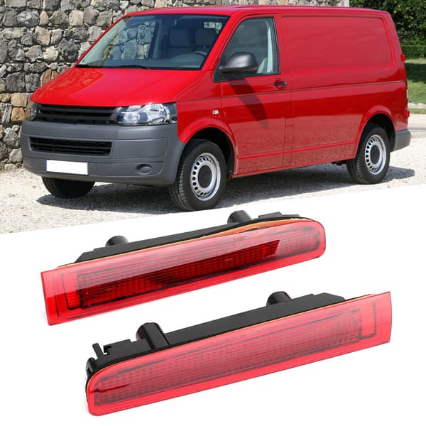 Par LED-bremse baglygte stoplygte passer til T5 Transporter 2003-2009 7E0 945 097 rød