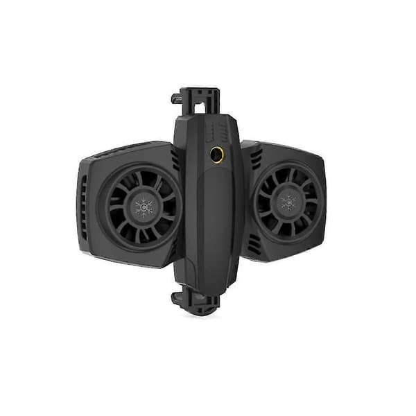 Højkvalitets K4a halvleder køling med dobbelt ventilator sort mobil radiator
