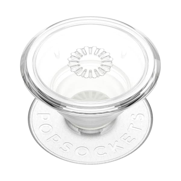 【03】PopSockets Aftageligt Greb med Stativfunktion Klar Gennemsigtig Translucent 20