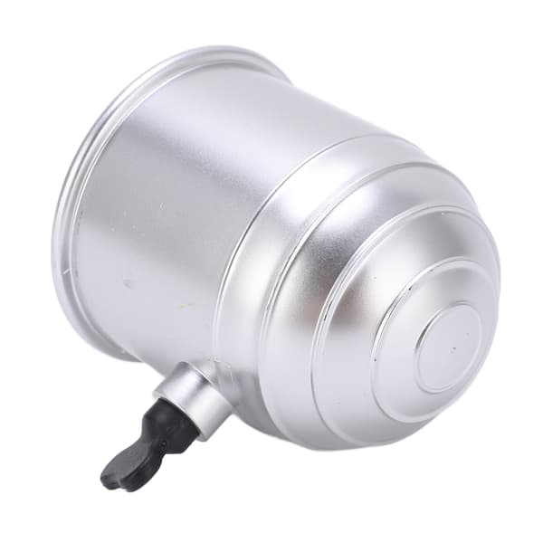 Dragkroksskydd Universal Släpvagnskoppling Skyddskåpa Biltillbehör med Knopp för RVB (silver CP-0235)