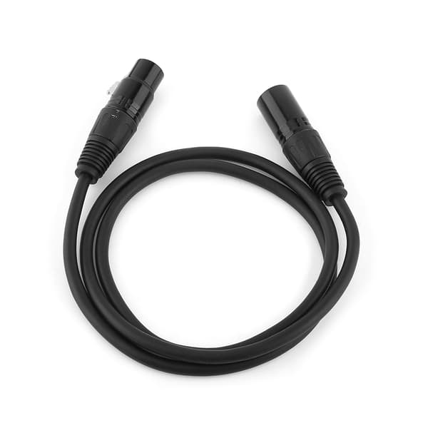 XLR Han til Hun 3-pin MIC Skærmet Kabel Mikrofon Audio Forlængerkabel 1M