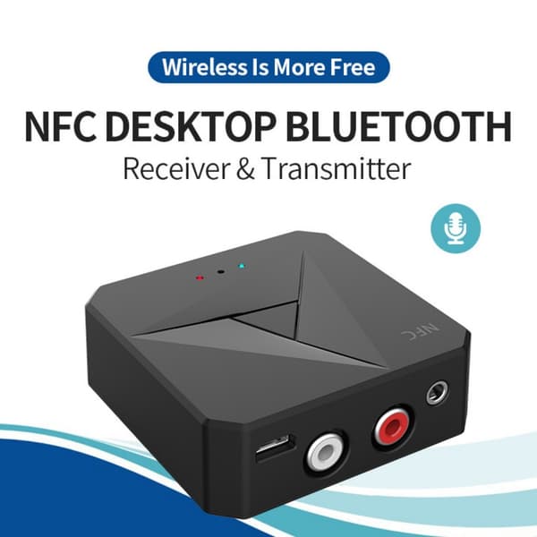 Bluetooth RCA/AUX-adapter – NFC-sensor