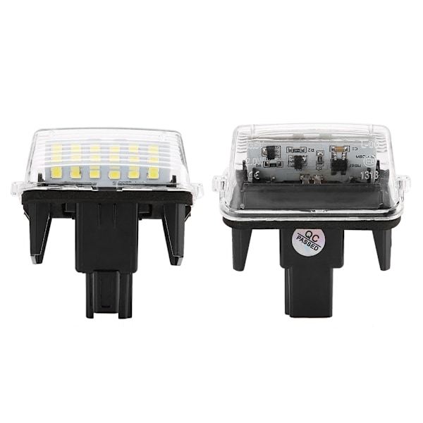 1 par LED nummerpladelygte, passer til Toyota Corolla 2014