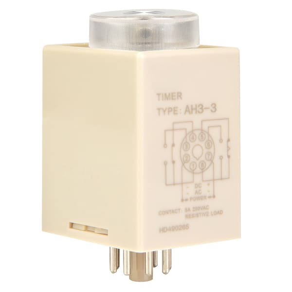 AH3-3 Strömpåslag Fördröjningstimer Tidsrelä AC 220V 50/60Hz (60S)