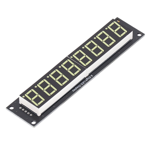 8-siffrig Rör LED Segmentdisplay 74HC595 Drivrutin Digital Optoelektronisk Modul Vit 0.56in