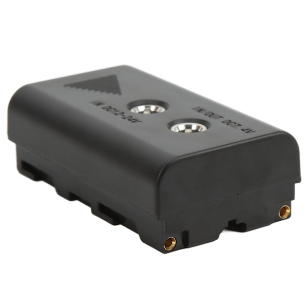 NPF550 Dummy Batteri Utgång 7.4V/3A för Sony NPF550 NPF570 NPF970 LED-ljusmonitor