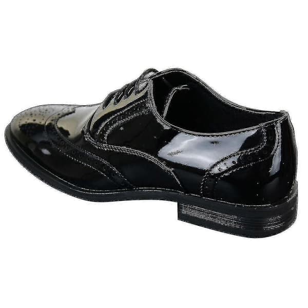 Herresko med snørelak, Gatsby klassiske 1920'er skinnende brogues black 9