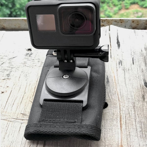 Actionkamera 360 Graders Ryggsäcksklämma Fäste Tillbehör för Gopro Hero8/7/6/5/4