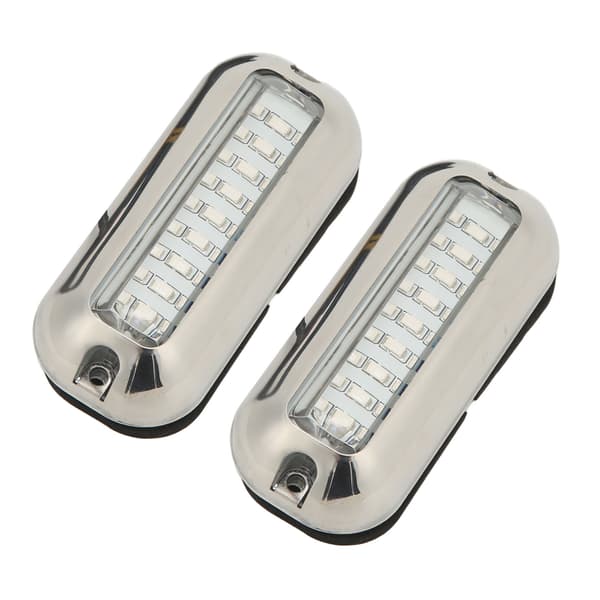 2 stk. Marine LED-lys 3,5W Vandtæt Hæk Båd Undervandsdykkerlampe
