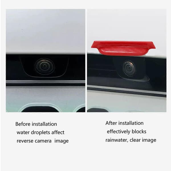 Väderbeständigt backkameraskydd hölje dammskydd snabb installation ABS material universellt biltillbehör 1 par blå Blue