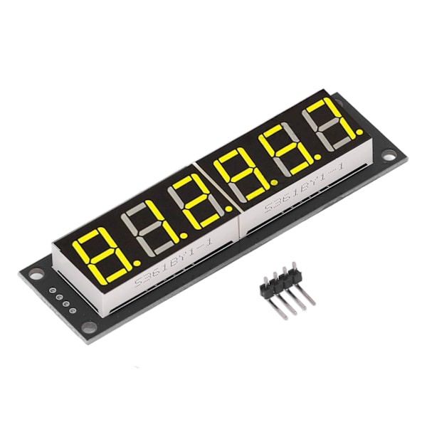 Digitalt displaymodul 0,56in 6-cifret 7-segment TM1637 displayrør med gult lys