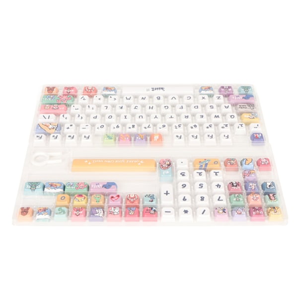 Mekaniskt tangentbord Keycaps 123 Tangenter för XDA Liknande Höjd Ergonomisk Oljebeständig Beläggning Färgäkta PBT Anpassade Tangenter