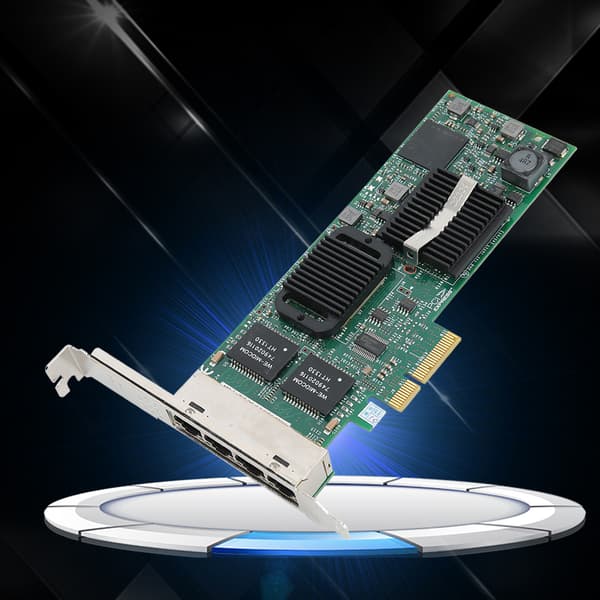 【03】Til Intel 82575Eb GB PCI E 4-ports Gigabit netværkskort EXPI9404VT til DELL YT674 Version 0.2