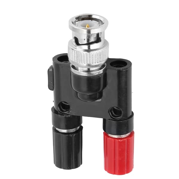 Han til 4MM bindestolper Bananstik Jack Koaksial Adapter Konnektor BNC Han Terminaler