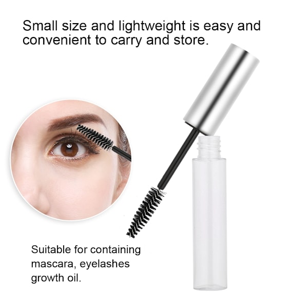 5 Färger 10ml Tom Mascara Tub med Ögonfransborste Tom Mascara Behållare Flaska #3