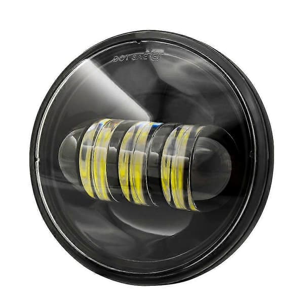 4,5 tommer motorcykellys LED vandtætte kørelys til Harley forlygte runde hjælpespotlamper motorcykeltilbehør 1 pcs silver