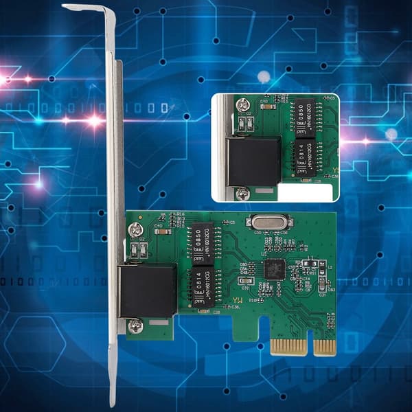 PCI-E En port Desktop Realtek RTL8111E Nätverkskort 10/100/1000Mbps Gigabit Ethernet