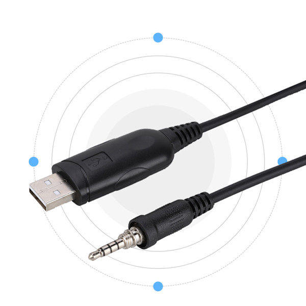 USB Programmeringskabel til YAESU VERTEX VX-6 VX-6E VX-6R VX-7E VX-7R Walkie Talkie Tilbehør