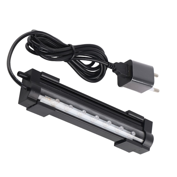 Flerfunktions LED Färgglad Ljusremsa Bubbelljusramp för Akvarium Fisk Tank 100-240v EU(DB-15 )