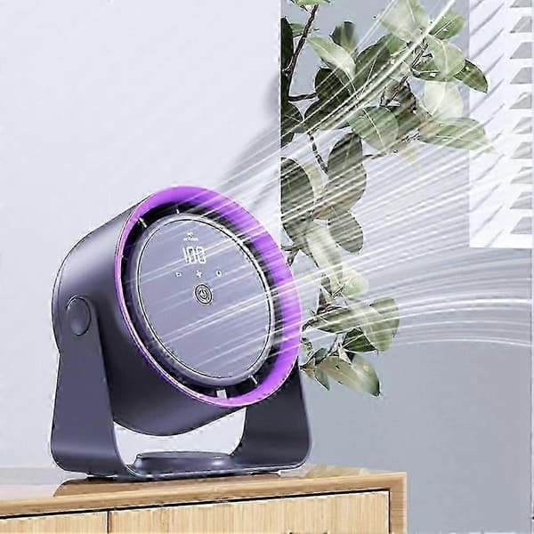 Stille skrivebords elektrisk ventilator 360 rotation hjemmekontor Kuten