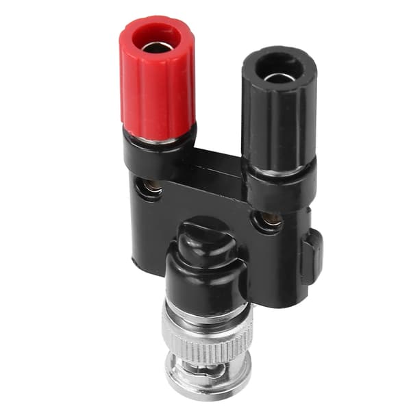 Han til 4MM bindestolper Bananstik Jack Koaksial Adapter Konnektor BNC Han Terminaler