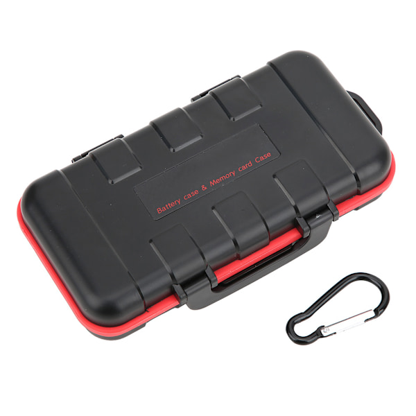 Falltålig Vattentät Kamera Batteri Minneskort Förvaringsbox för NP FW50 NP FZ100 LP E6 LP E8 EN EL15