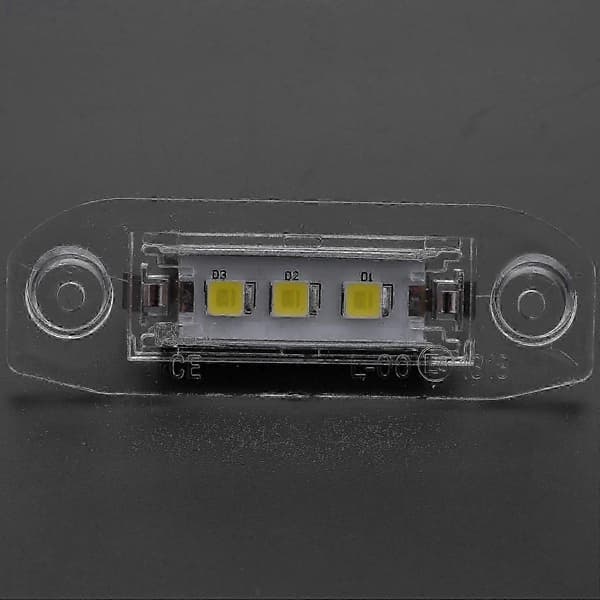 st. lyse LED-nummerpladelys til Volvo XC90 S80, hurtigudløserstik Musta