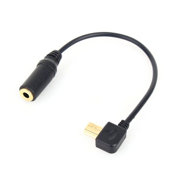 Lydmikrofon USB MIC Link Adapter Connector Kabelledning Til GoPro Hero 3 4
