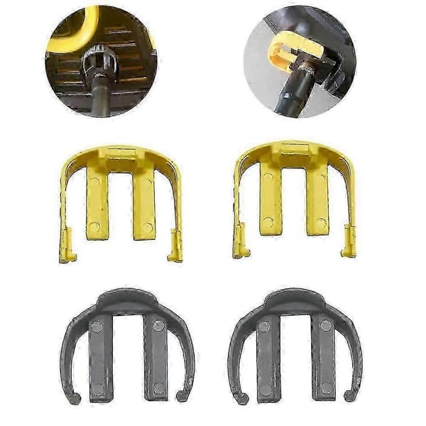 2 sæt gul og grå til K2 K7 højtryksrenser udløser og slangeudskiftning C-clips klemme til slange til maskine Keltainen harmaa